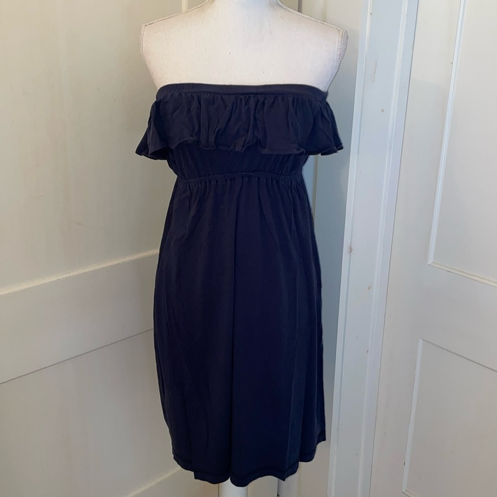 Bobi Strapless Ruffle Dress